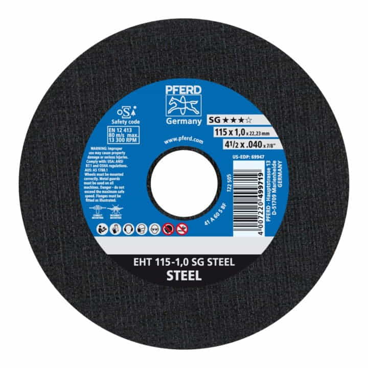 PFERD Trennscheibe SG STEEL D115x1mm gerade ( 4000841250 )