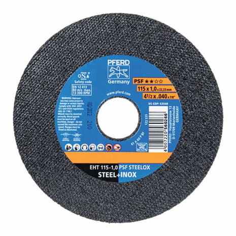 PFERD Trennscheibe PSF STEELOX D115x1,6mm gerade ( 4000841230 )