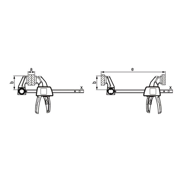 BESSEY Einhandzwinge EZ Spannweite 150 mm ( 4000831641 )