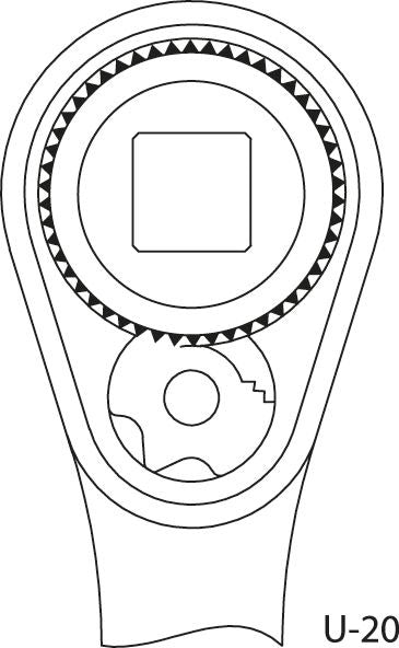 Jeu de clés à douilles GEDORE 20 ITU-3 36 pièces 1/4″ (4000820543)