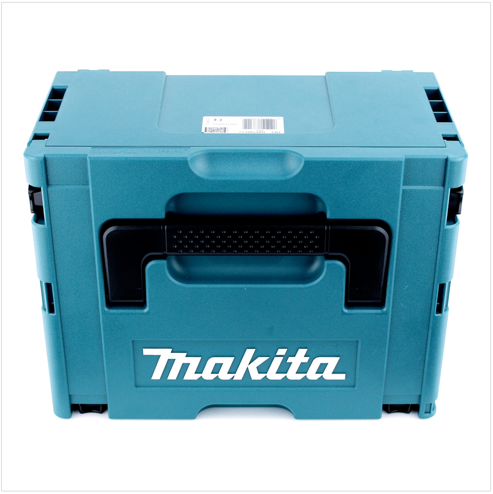 Makita DGA 506 RA1J Akku Winkelschleifer 18 V 125 mm Brushless + 1x Akku 2,0 Ah + Ladegerät + Makpac - Toolbrothers