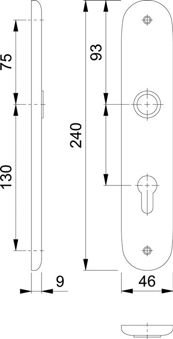 HOPPE Langschildpaar 273P F1 / naturfarbig F1 ( 3000252562 )