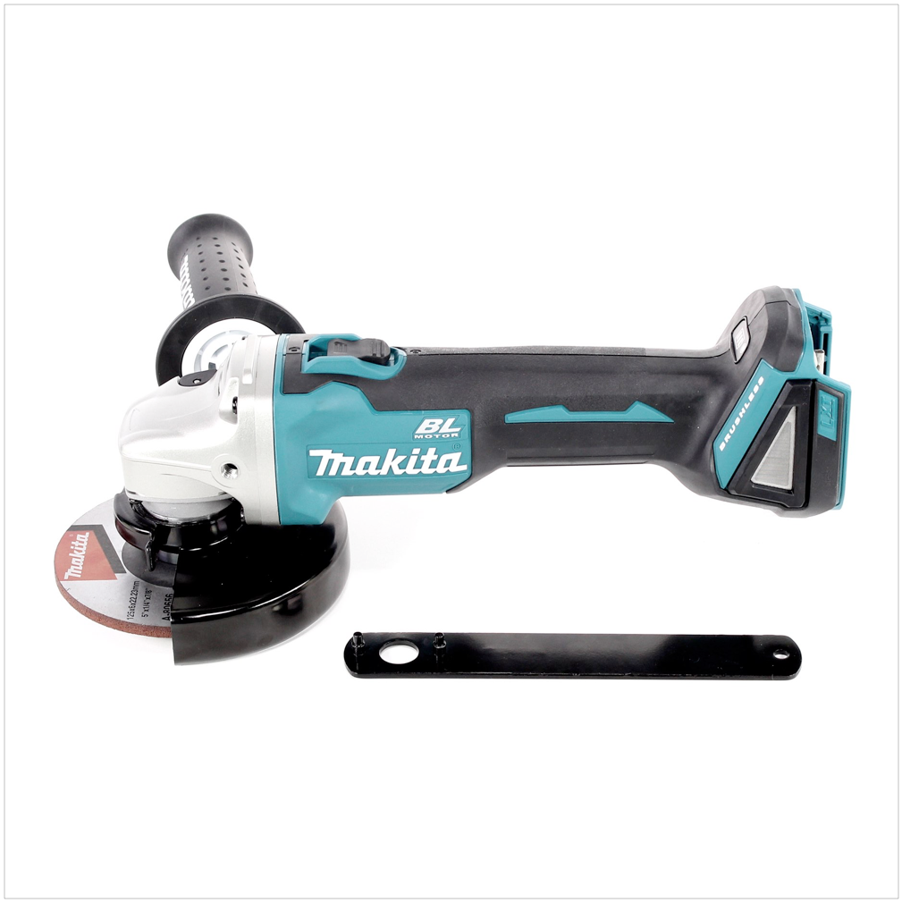 Makita DGA 506 F1 Akku Winkelschleifer 18 V 125mm Brushless + 1x Akku 3,0Ah - ohne Ladegerät - Toolbrothers