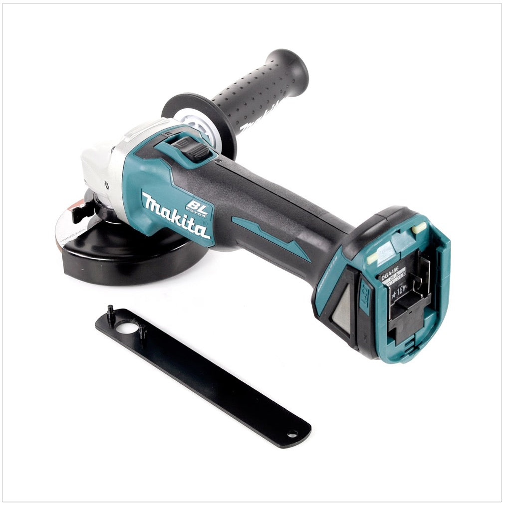 Makita DGA 456 Z Akku Winkelschleifer 18 V 115mm Brushless Solo - ohne Akku, ohne Ladegerät - Toolbrothers