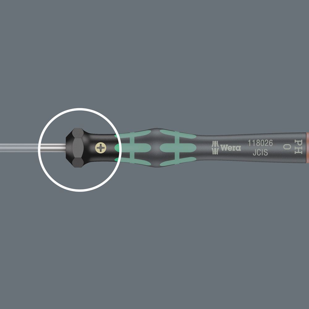 WERA Elektronik-Feinmechanik-Schraubendreher 2035 1,2 mm Klingenlänge 40 mm ( 4300001761 )