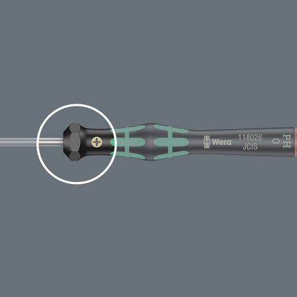 WERA Elektronik-Feinmechanik-Schraubendreher 2035 1,2 mm Klingenlänge 40 mm ( 4300001761 )