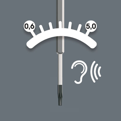 Tournevis dynamométrique WERA 300 TX 6 0,6 Nm (4000827950)