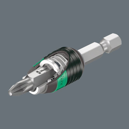 WERA Bithalter 889/4/1 K Rapidaptor 1/4 ″ F 6,3 1/4 ″ C 6,3 + E 6,3 ( 4000829607 )