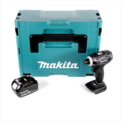 Makita DTD 146 B 18 V Li-ion Akku Schlagschrauber in Schwarz im Makpac mit 1x BL 1850 B 5,0 Ah Akku - Toolbrothers