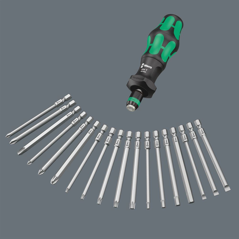 WERA Bithandhalter 826 T Kraftform Turbo mit Schnellwechselfutter ( 4000829823 )