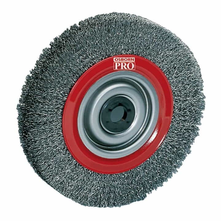 Brosse ronde OSBORN Ø 150 mm épaisseur fil 0,3 mm (4148210150)