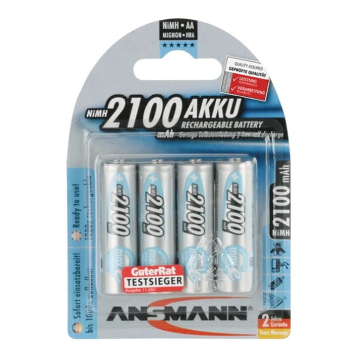 Cellule de batterie ANSMANN maxE 1,2 V 2100 mAh (4000876118)