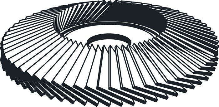 Disque dentelé KLINGSPOR SMT 325 Extra Ø 125 mm grain 60 droit (4000842817)