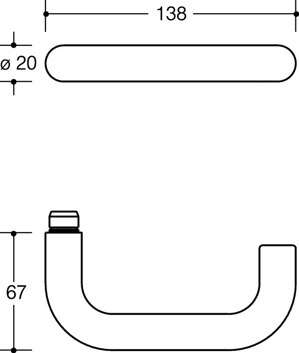 HEWI Rosettengarnitur 111R01.130 Kunststoff 99 ( 3000205234 )