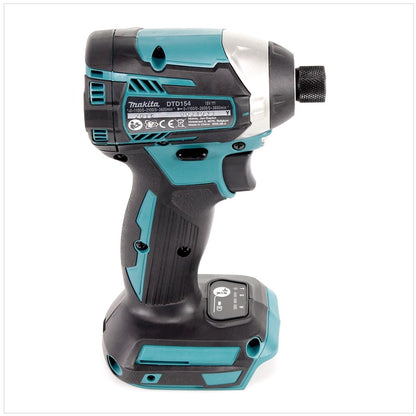 Makita DTD 154 Z Akku Schlagschrauber 18V 1/4" 175Nm Brushless Solo - ohne Akku, ohne Ladegerät - Toolbrothers