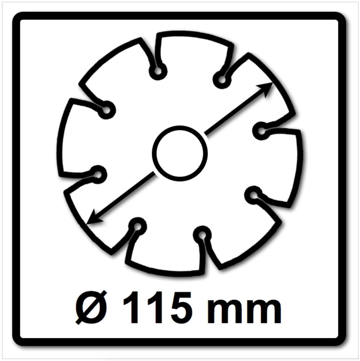 WellCut Diamond Blade Diamant Trennscheibe 115 x 22,2 mm Special ( 333 - 115 / 22 ) - Toolbrothers