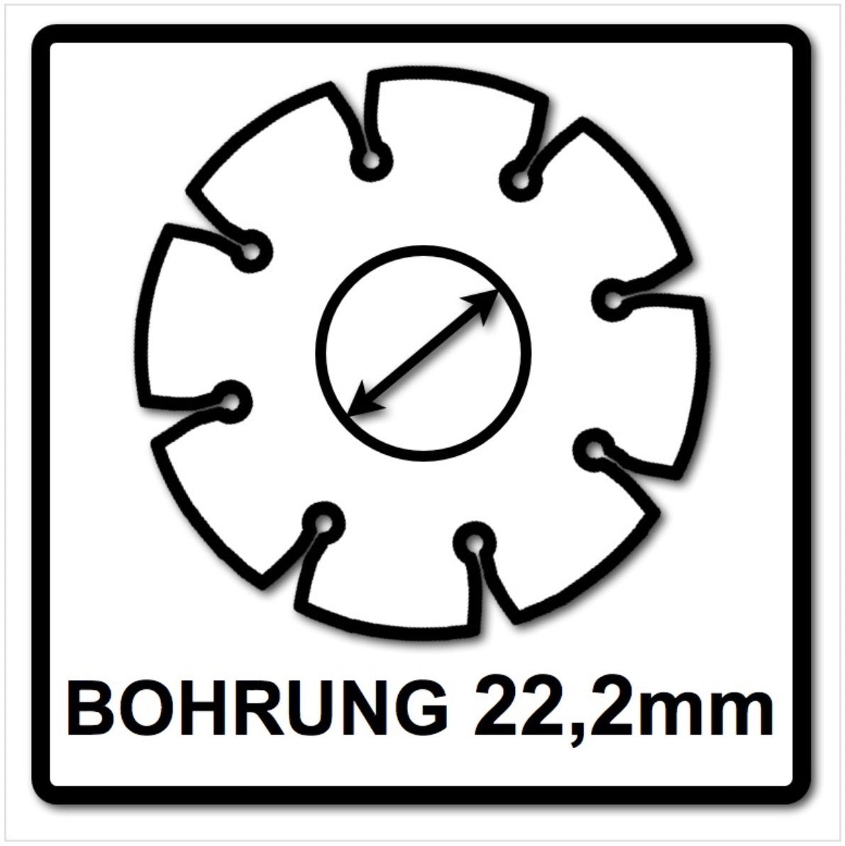 WellCut Diamond Blade Diamant Trennscheibe 230 x 22,2 mm Universal Turbo ( 888 230 / 22 ) - Toolbrothers