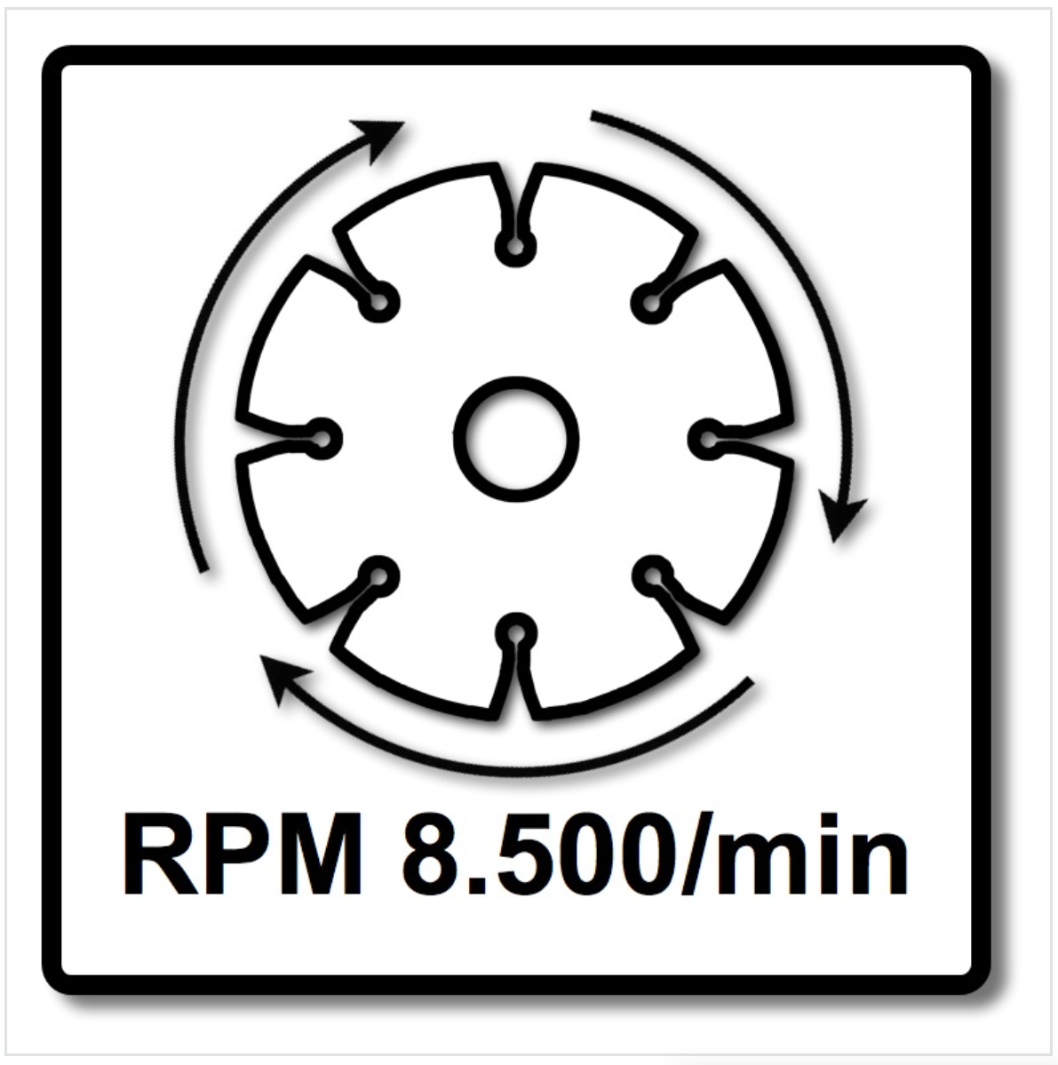 WellCut Diamond Blade Diamant Trennscheibe 180 x 25,4 mm Profi Continuous (555 - 180 / 25) - Toolbrothers