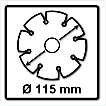 WellCut WP 40115 - 10 Stück Schleifscheiben 115mm Körnung 40 Fächerscheiben Schleifmopteller - Toolbrothers