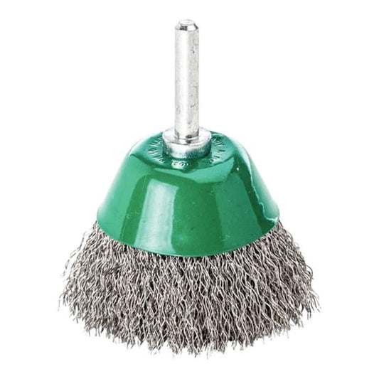 Brosse de surface LESSMANN Ø 50 mm tige 6 mm épaisseur fil 0,2 mm (4000840767)