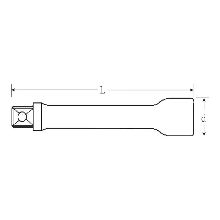 Rallonge STAHLWILLE 509 1/2″ longueur 125 mm (4000826423)