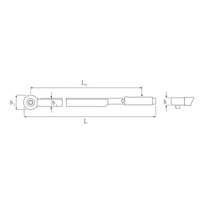 STAHLWILLE Drehmomentschlüssel 721NF/80 3/4 ″ 160 - 800 Nm ( 4000826511 )