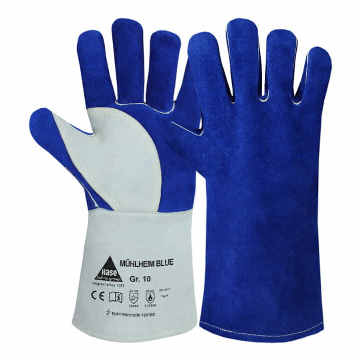 HASE gants de soudage Mühlheim Blue taille 9 bleu/gris (8000606297)