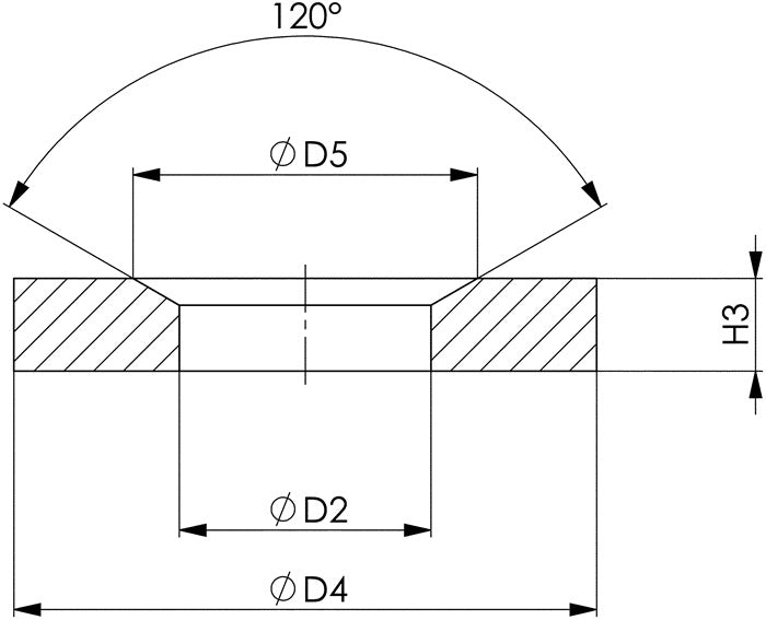 AMF Kegelpfanne DIN 6319G für Schrauben M12 ( 4000833448 )