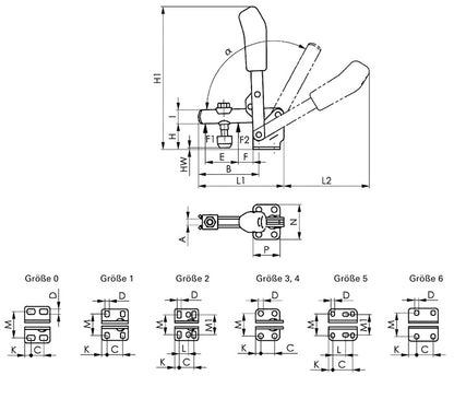 Pince verticale AMF n° 6800 taille 6 (4000604350)