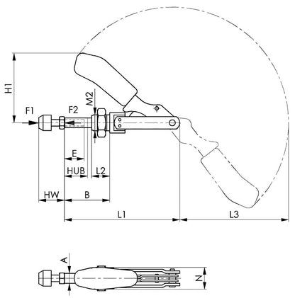 AMF Schubstangenspanner Nr. 6844 Größe 2 ( 4123665200 )