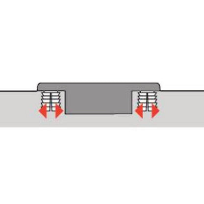 HETTICH Weitwinkelscharnier Sensys 8657i mit integrierter Dämpfung TH 54 ( 8000612701 )