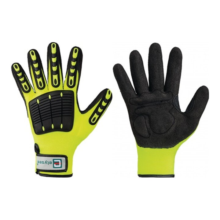 ELYSEE gants résistants taille 9 jaune vif/noir (4000371182)