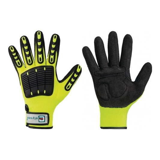 ELYSEE gants résistants taille 10 jaune vif/noir (4000371183)