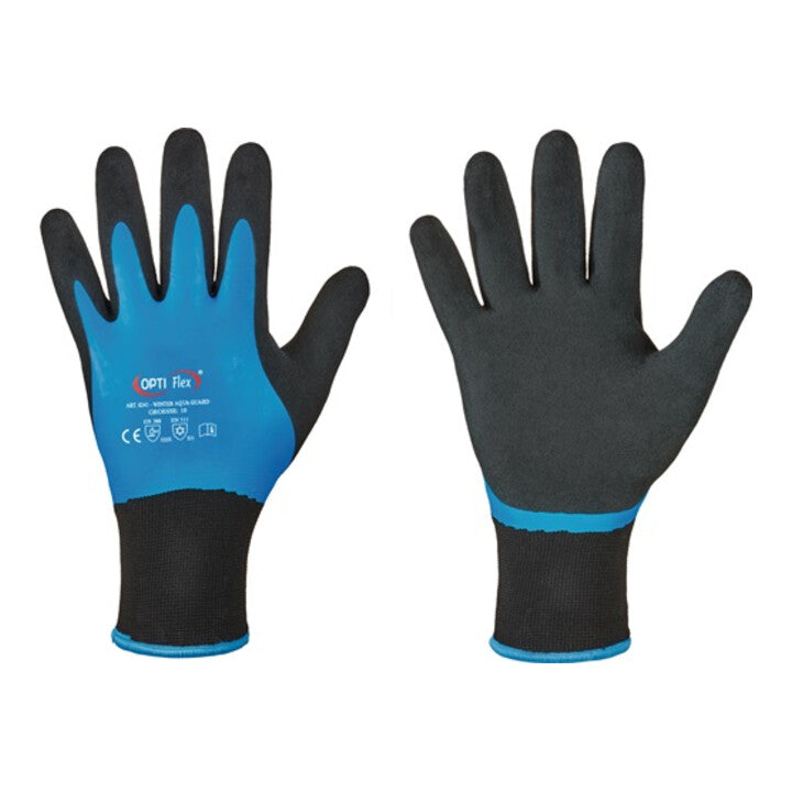 OPTIFLEX Handschuhe Winter Aqua Guard Größe 8 schwarz/blau ( 8000140392 )