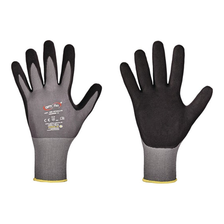 Gants OPTIFLEX OPTIMATE taille 9 gris/noir (8000140915)