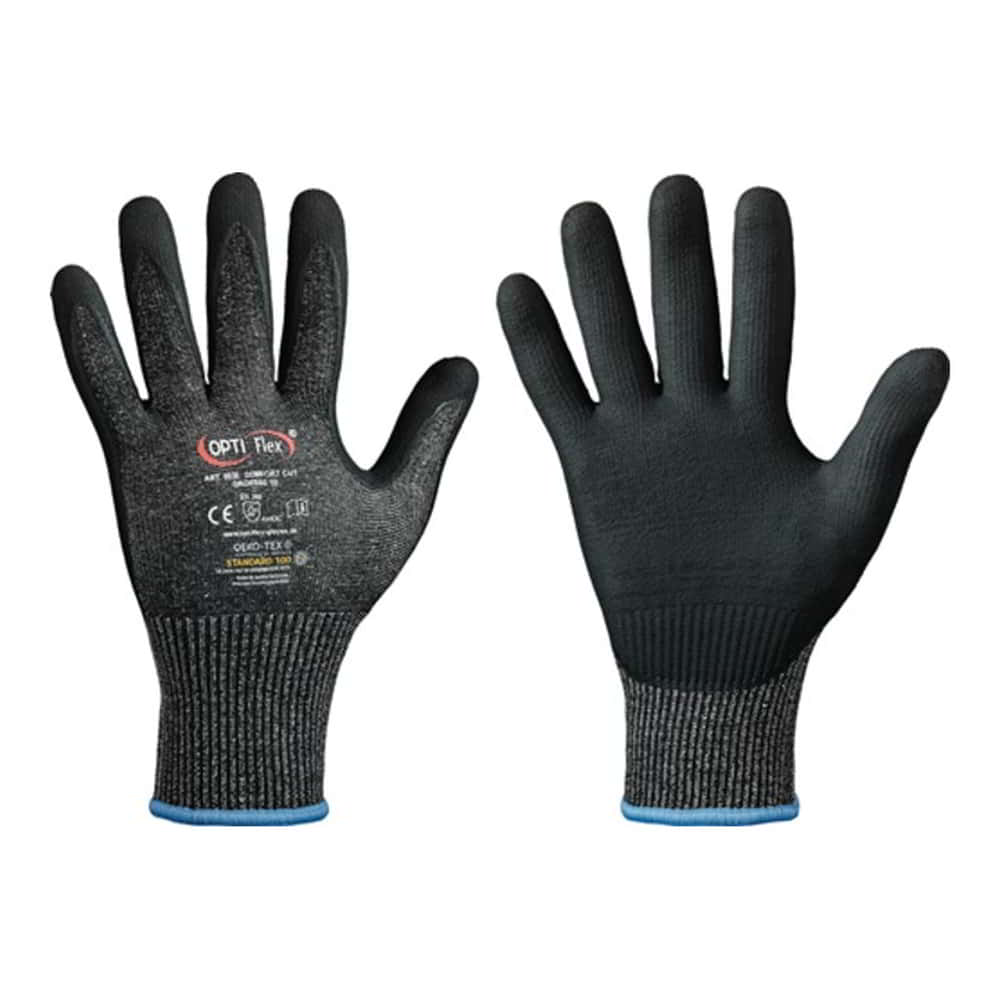 Gants de protection contre les coupures OPTIFLEX Comfort Cut taille 7 noir chiné/noir (4000371862)