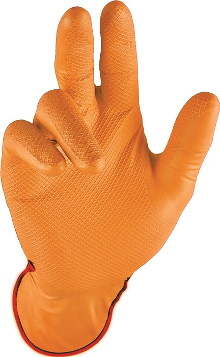 STRONGHAND Einweghandschuhe Grip Orange Größe 9 orange ( 4000371939 )