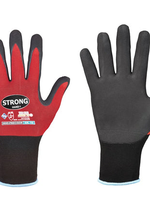 STRONGHAND Handschuhe PRECISOR Größe 8 rot/schwarz ( 8000549462 )