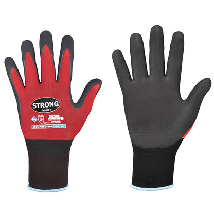 STRONGHAND Handschuhe PRECISOR Größe 8 rot/schwarz ( 8000549462 )