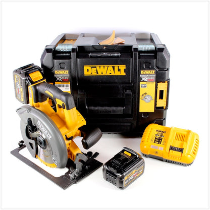 DeWalt DCS 575 T2 Akku Handkreissäge FlexVolt 54 V 190 mm Brushless + 2x Akku 6,0 Ah + Ladegerät + T-STAK - Toolbrothers