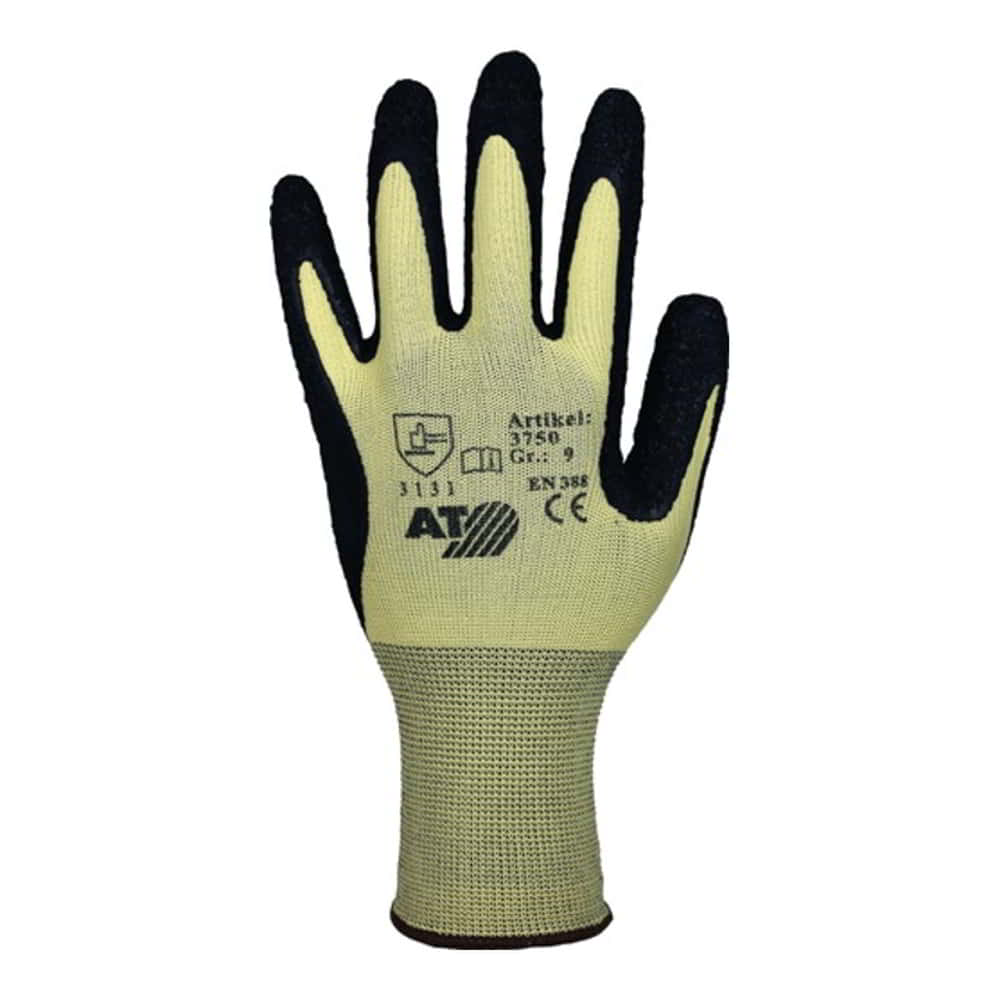 Gants ASATEX taille 7 jaune/noir (4000371261)