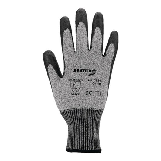 ASATEX gants de protection contre les coupures taille 10 gris chiné/noir (4000371146)