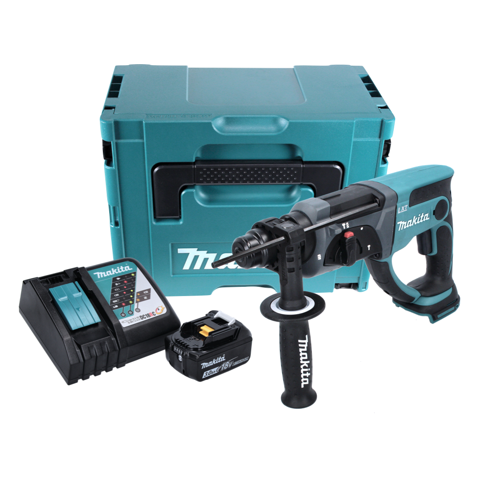 Makita DHR 202 RF1J Akku Kombihammer 18 V 2,0 J SDS Plus + 1x Akku 3,0 Ah + Ladegerät + Makpac - Toolbrothers