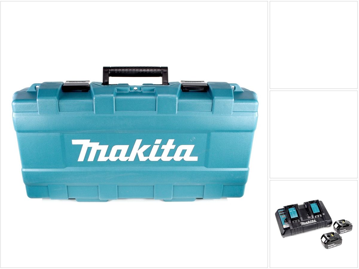 Makita DJR 360 PMK Akku Reciprosäge 36V ( 2x18V ) Brushless Säbelsäge im Koffer + 2x 4,0 Ah Akku + Ladegerät - Toolbrothers