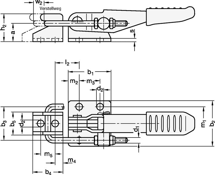 GANTER Verschluss-Spanner GN 851 Stahl ( 4601001910 )