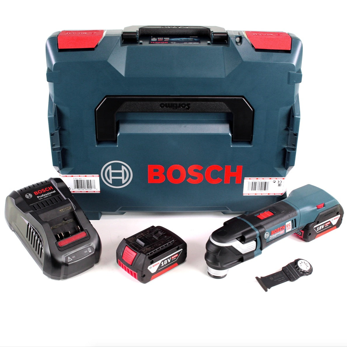 Bosch GOP 18V-28 Akku Multi-Cutter 18V StarlockPlus Brushless + 2x Akku ...