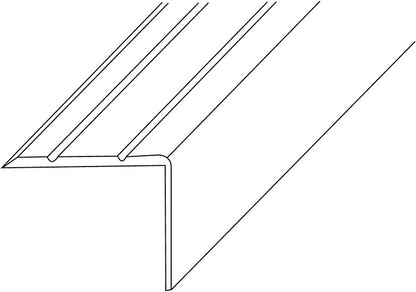 PG LM-Treppenwinkel 25 x 20 mm Länge 1000 mm Aluminium silberfarbig eloxiert ( 3000259542 )