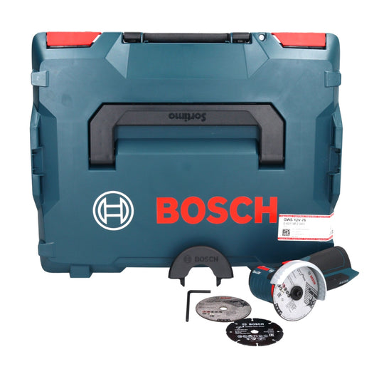 Bosch GWS 12V-76 Professional Akku Winkelschleifer 12 V 76 mm Brushless ( 06019F2003 ) + L-Boxx - ohne Akku, ohne Ladegerät - Toolbrothers