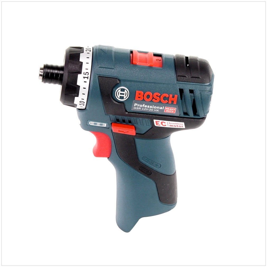 Bosch GSR 12V-20 HX Akku Bohrschrauber 12V ( 06019D4103 ) 20Nm Solo in L-Boxx - ohne Akku, ohne Ladegerät - Toolbrothers