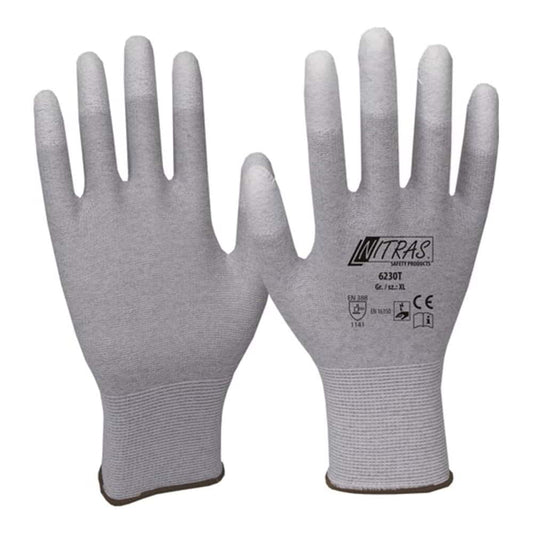 Gants NITRAS taille 11 gris/blanc (4000371801)